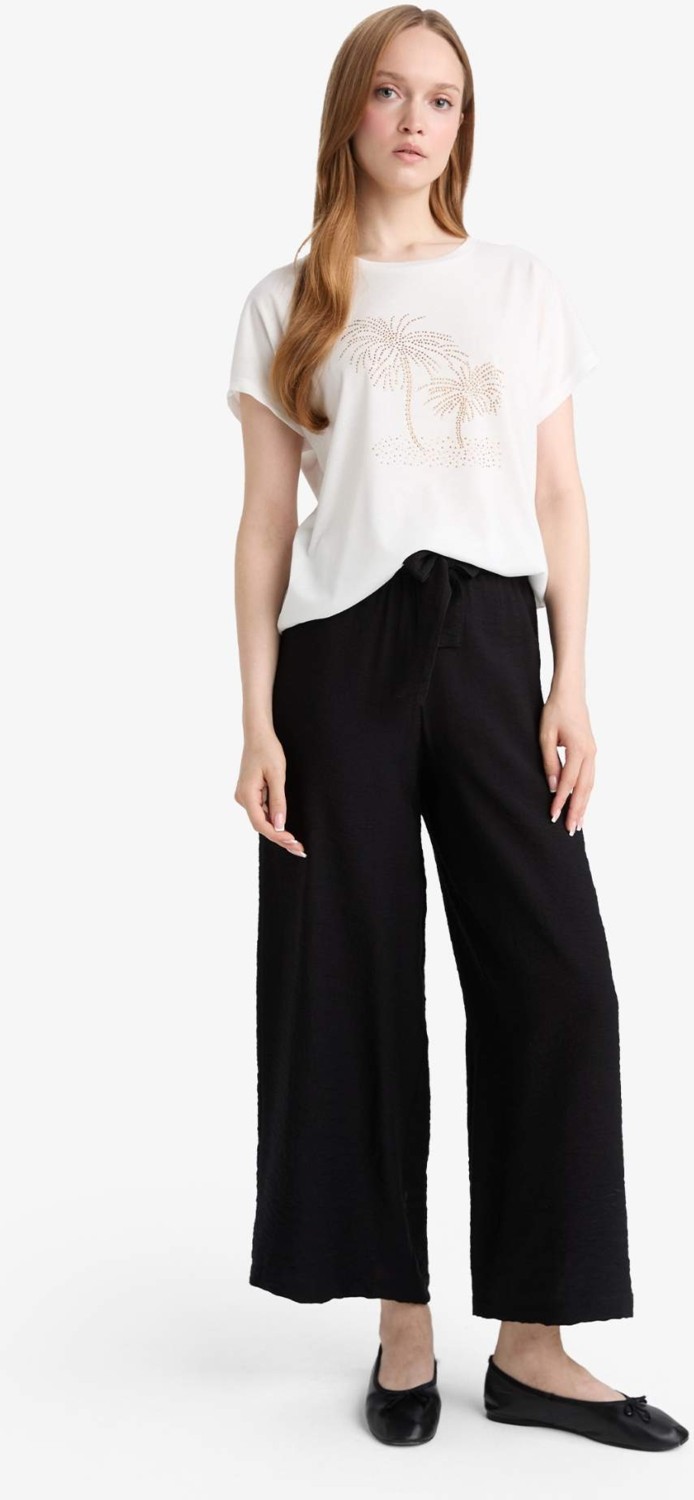 DeFacto Relax Fit Geniş Paça Pantolon G1552AX25HS görsel 7