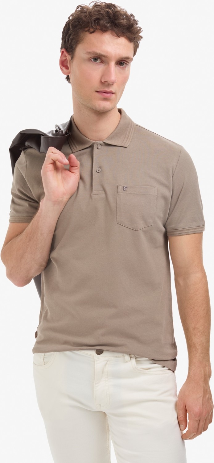 Pierre Cardin Erkek Bordo Regular Fit %100 Pamuk Cepli Kıvrılmaz Düğmeli Polo Yaka Basic Tişört 50325290-VR014