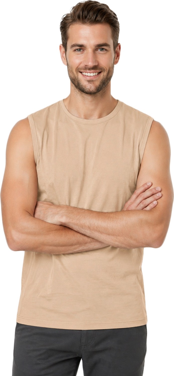 Özkan Underwear Özkan 12472 Erkek Premium Kumaş Pamuklu Modal Nefes Alabilir Rahat Bisiklet Yaka Sıfır Kol T-Shirt