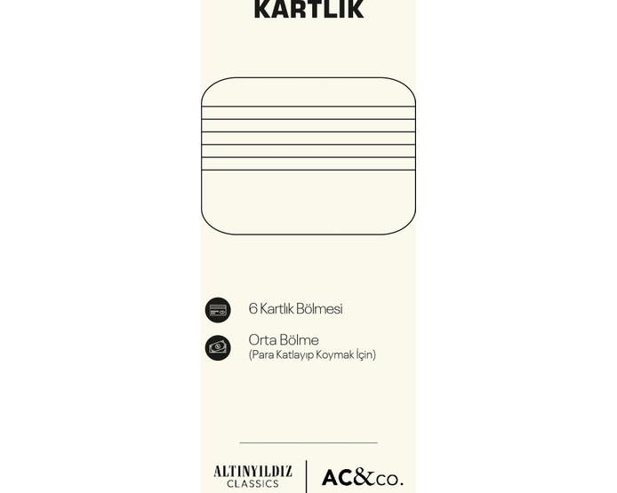 Altınyıldız Classics Erkek Lacivert Hediye Kutulu Para Bölmeli Kartlık görsel 3