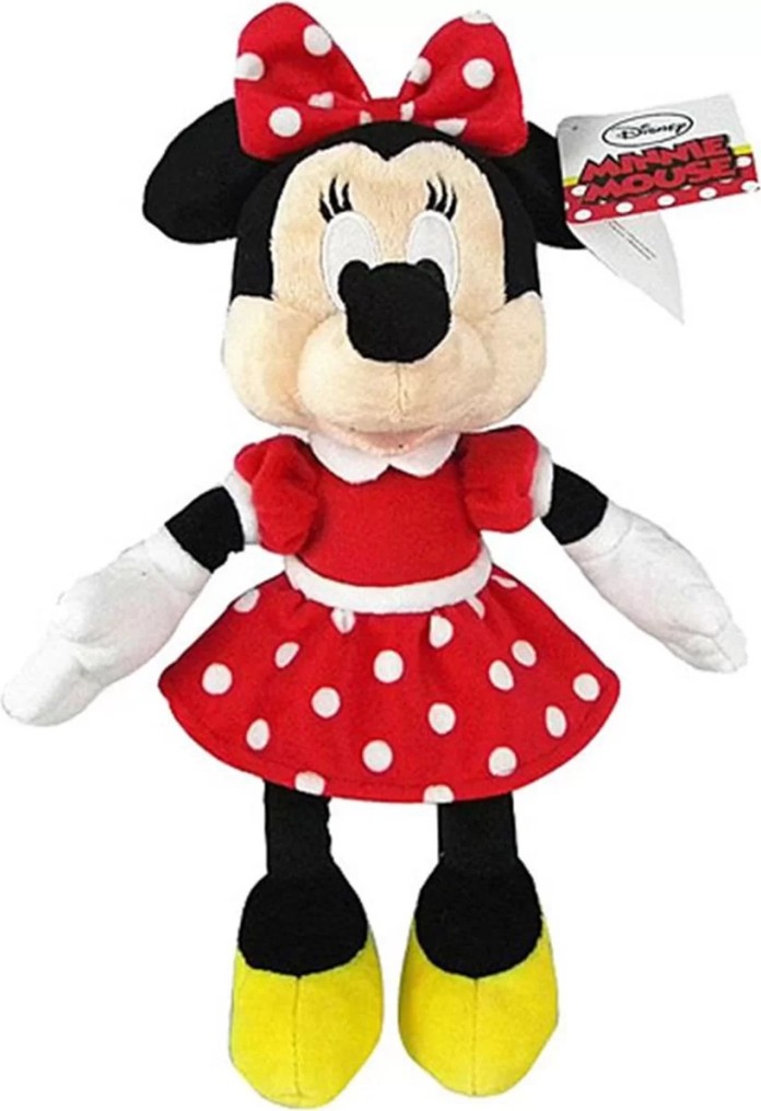 Akıllı Bayi Minnie Kırmızı Elbiseli Peluş 25 cm