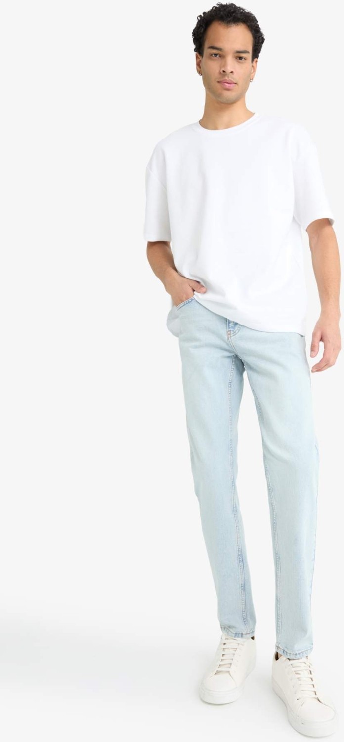DeFacto Slim Tapered Fit Normal Bel Daralan Paça Jean Pantolon F2324AX25AU