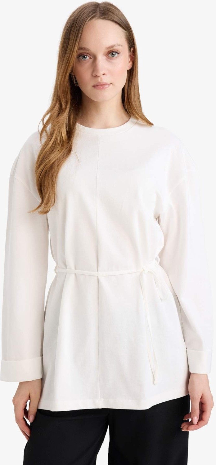 DeFacto %100 Pamuk Loose Fit Tunik F4850AX26SP görsel 7