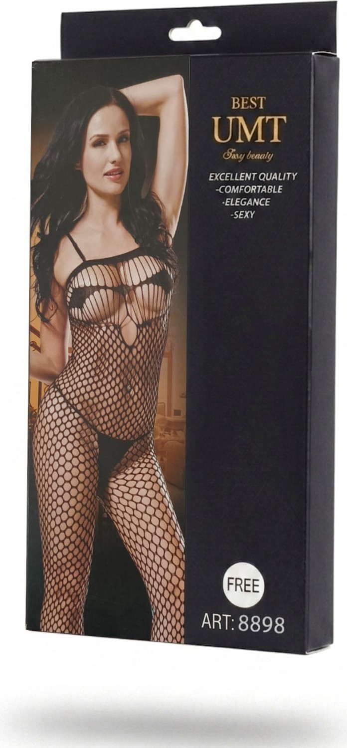 Alıç Fantazi File Vücut Çorabı Seksi Dekolteli Esnek Tek Parça Bodystocking Siyah Kadın Gecelik Iç Giyim görsel 2