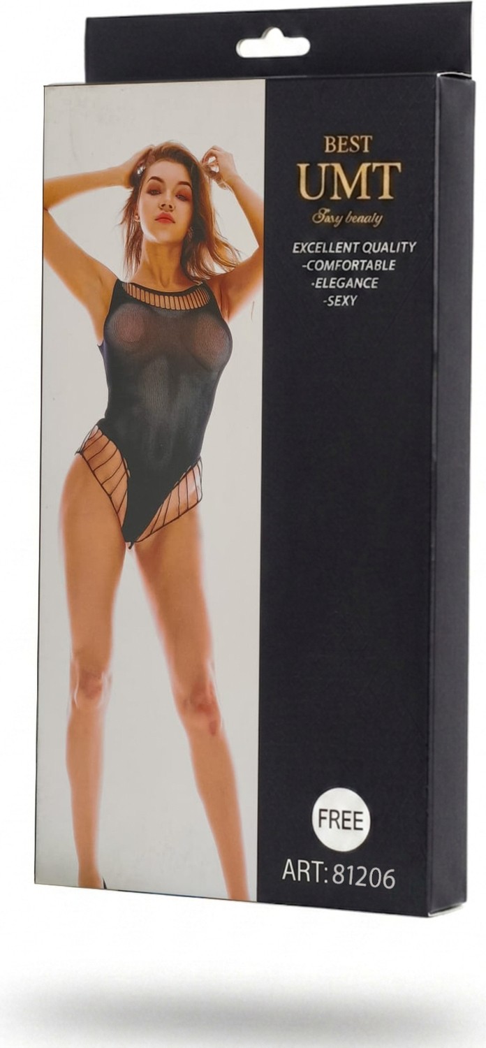 Alıç Fantazi File Vücut Çorabı Seksi Dekolteli Esnek Tek Parça Bodystocking Siyah Kadın Gecelik Iç Giyim görsel 5
