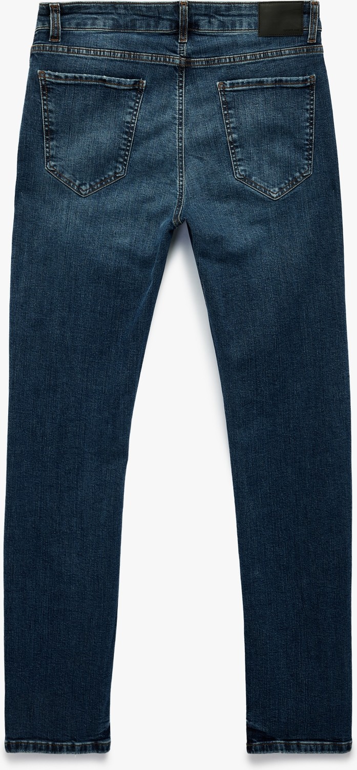 Koton Pamuklu Normal Bel Straight Fit Jean Pantolon - Mark Jean görsel 5