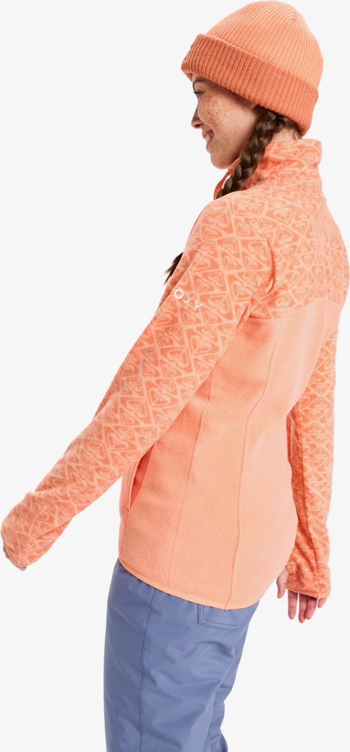Roxy Sayna Half Zipped Kadın Pembe Polar Üst görsel 2