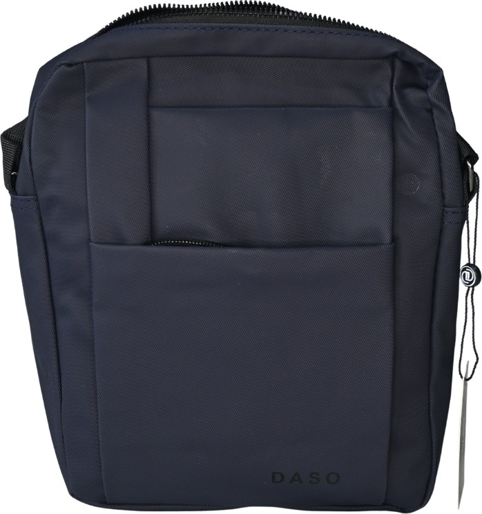 Duki Daso Türkiye Duki Daso Unisex Lacivert Fermuarlı Çok Cepli Çapraz Omuz Çantası | Summer T8185 Lacivert