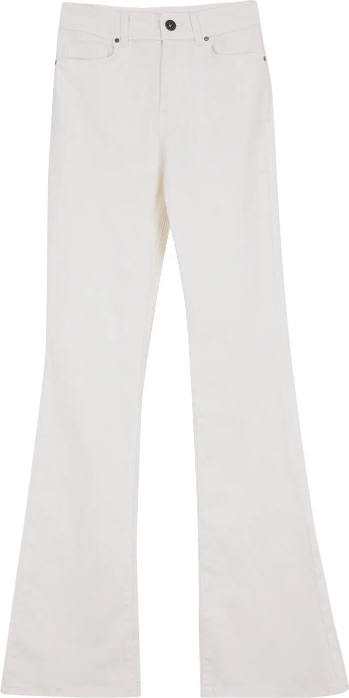 Limon Beyaz Kadın Denim Pantolon L6SL-PNT9057 görsel 6