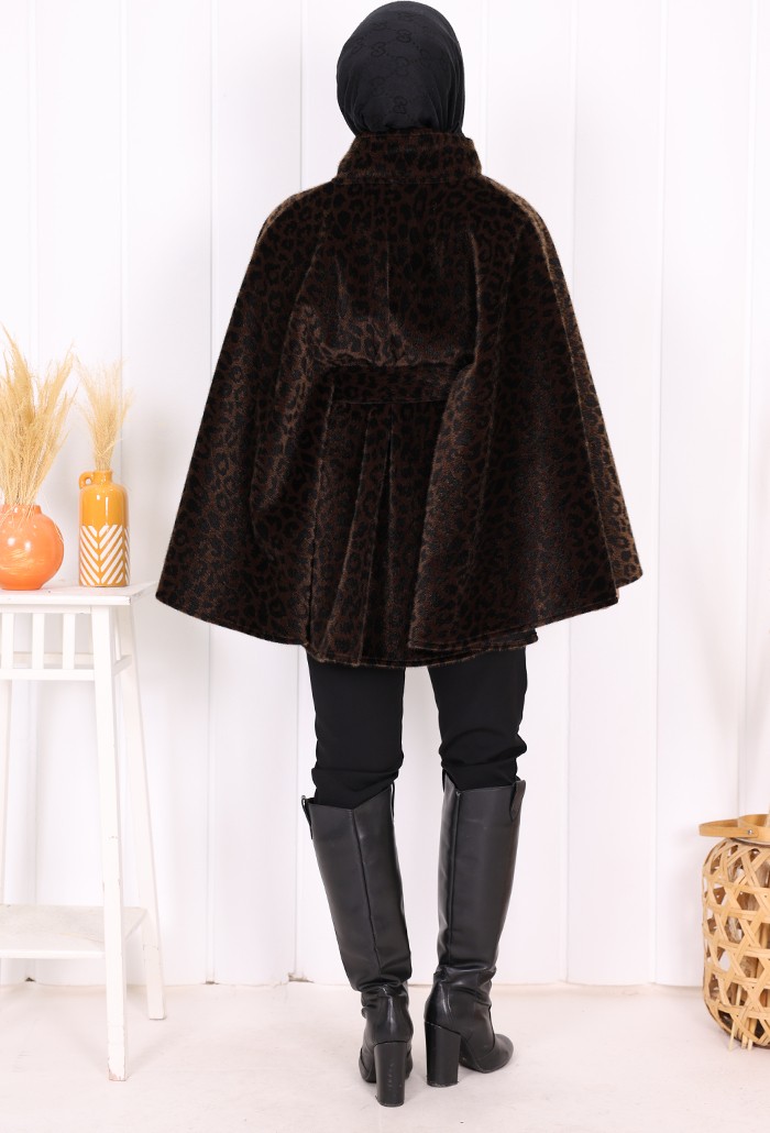 Bym Fashion Leopar Panço 70060-1 Kahverengi görsel 4