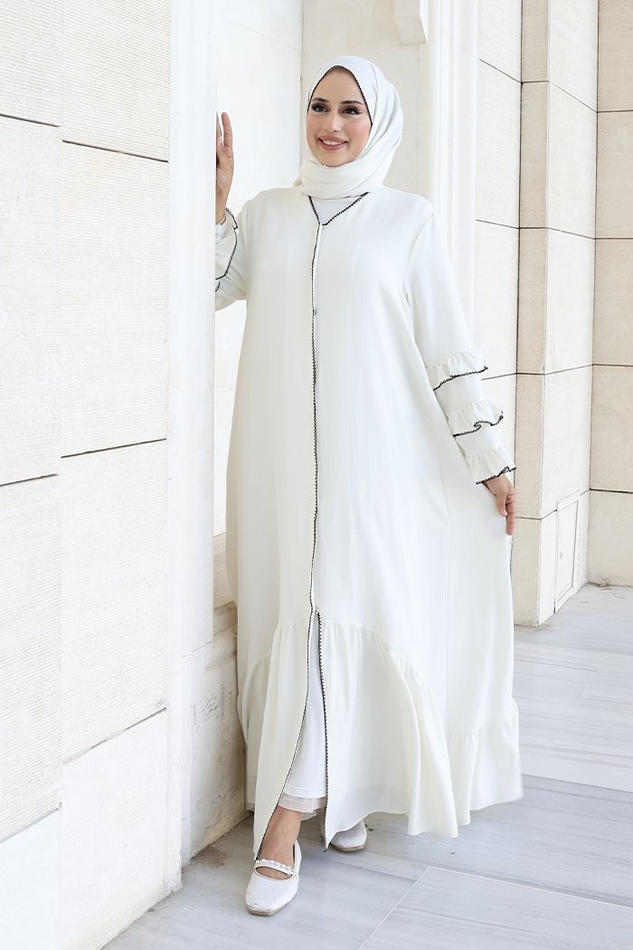 Bym Fashion Ferace ŞAL HEDİYE 70018 Kahverengi