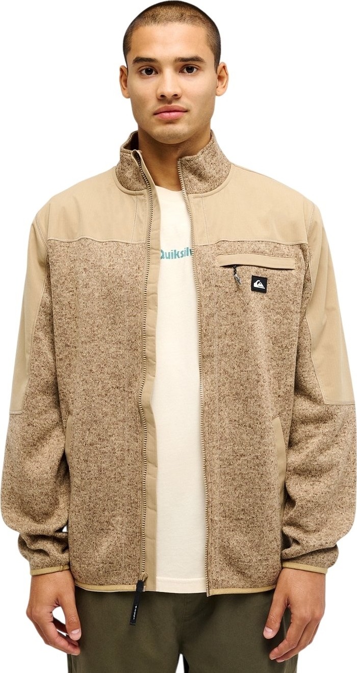 Quiksilver Keller Outdoor Fz Bej Erkek Polar