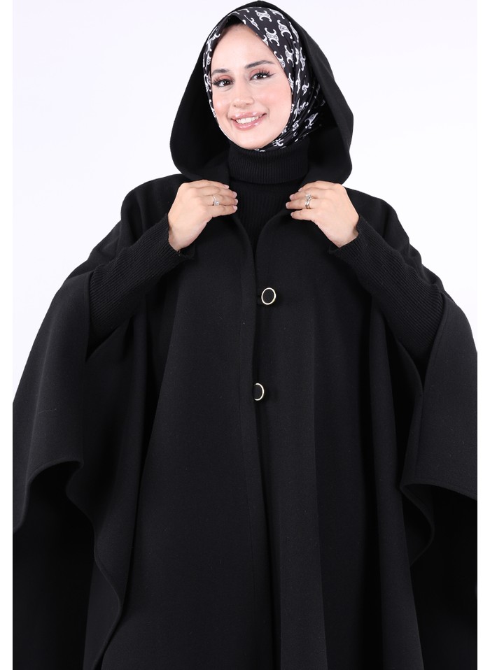 Bym Fashion Kaşe Panço 70037 Taş görsel 5
