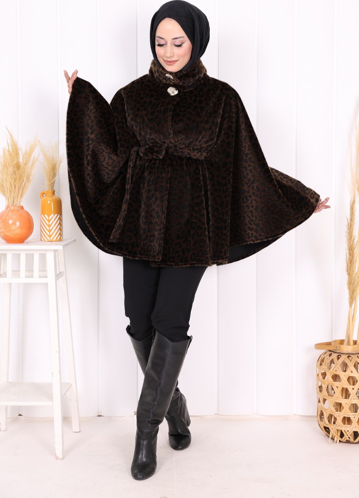 Bym Fashion Leopar Panço 70060-1 Kahverengi görsel 2