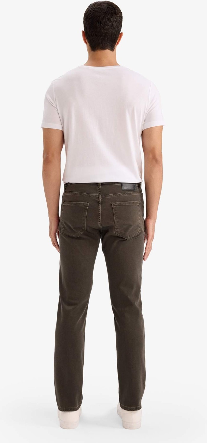 DeFacto Sergio Regular Fit Normal Bel Boru Paça Jean Pantolon G3235AX25AU görsel 5