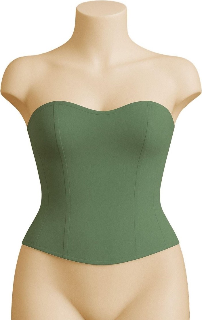 Hace Bazaar Yeşil 9155 Terletici Korse Büstiyer -Hcb