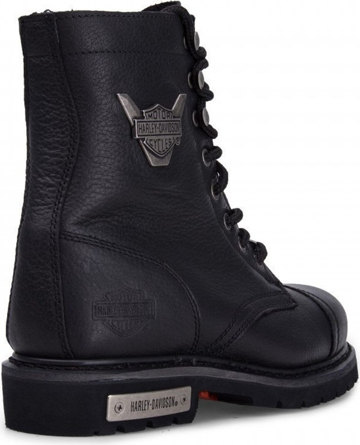 Harley Davidson 025M100553 Colmar Siyah Baskılı Deri Erkek Bot Kışlık Rahat Tabanlı 40 Numara görsel 5