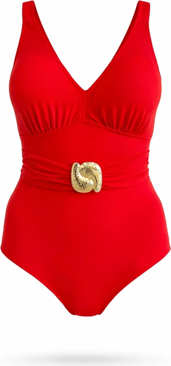 Sailor Moda Pareolu Aksesuarlı Mayo görsel 2