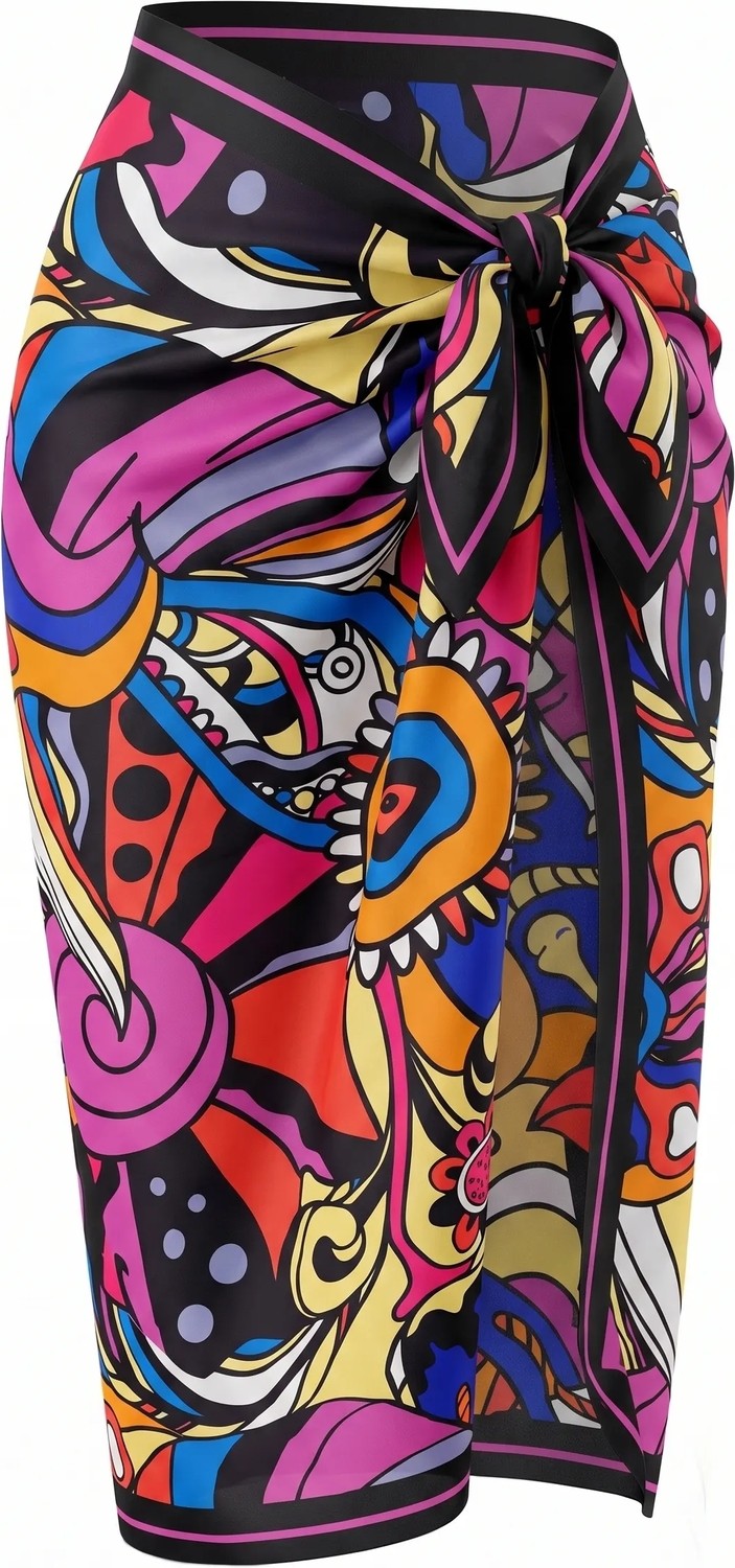 Tarzını Seç Pareo, Gökkuşağı Desenli 150X95 cm