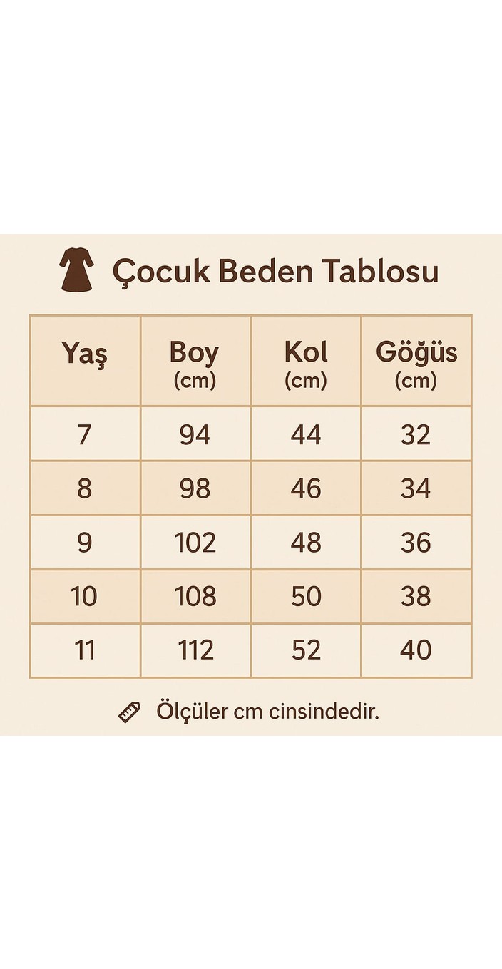 Mismoly Medine Ipeği Beli Lastikli Bağcıklı Çocuk Ferace görsel 8