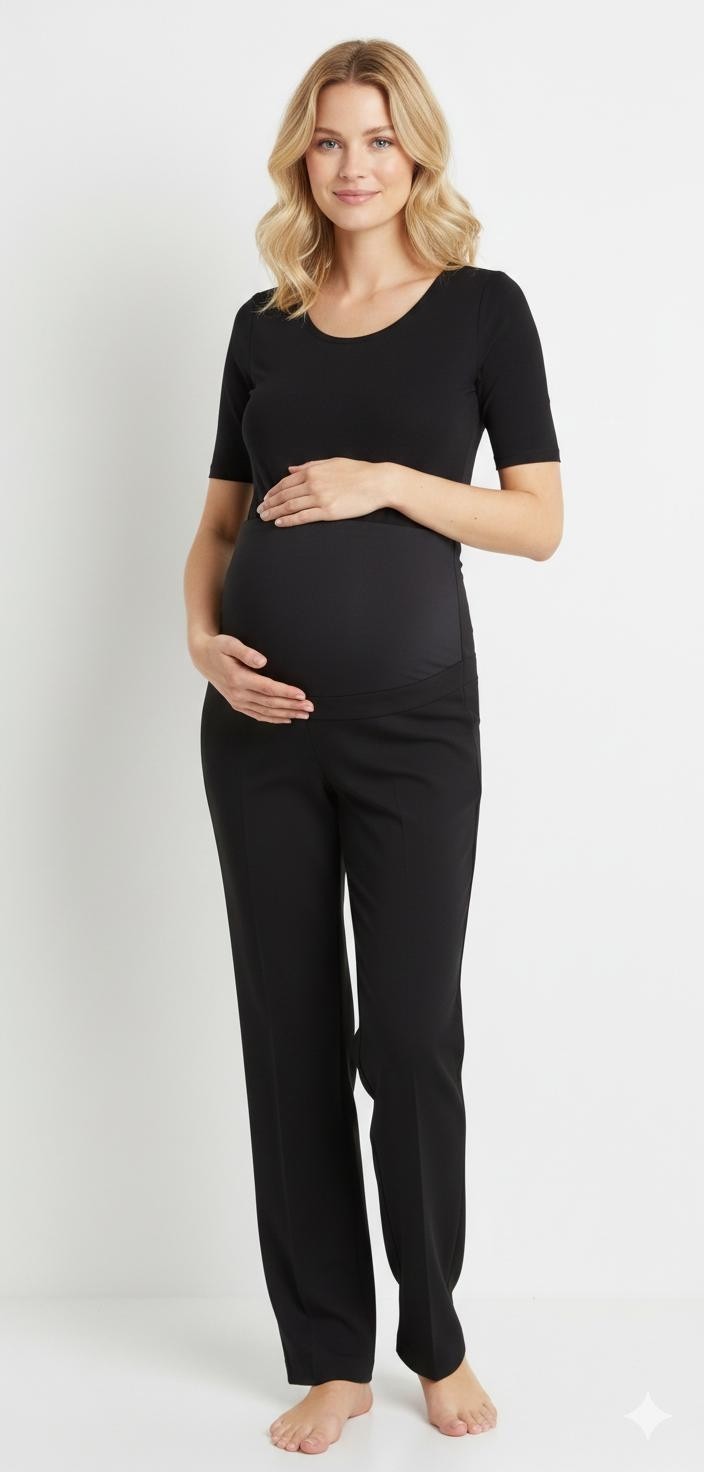 Motherway Hamile Kumaş Cigarette Pantolon görsel 2