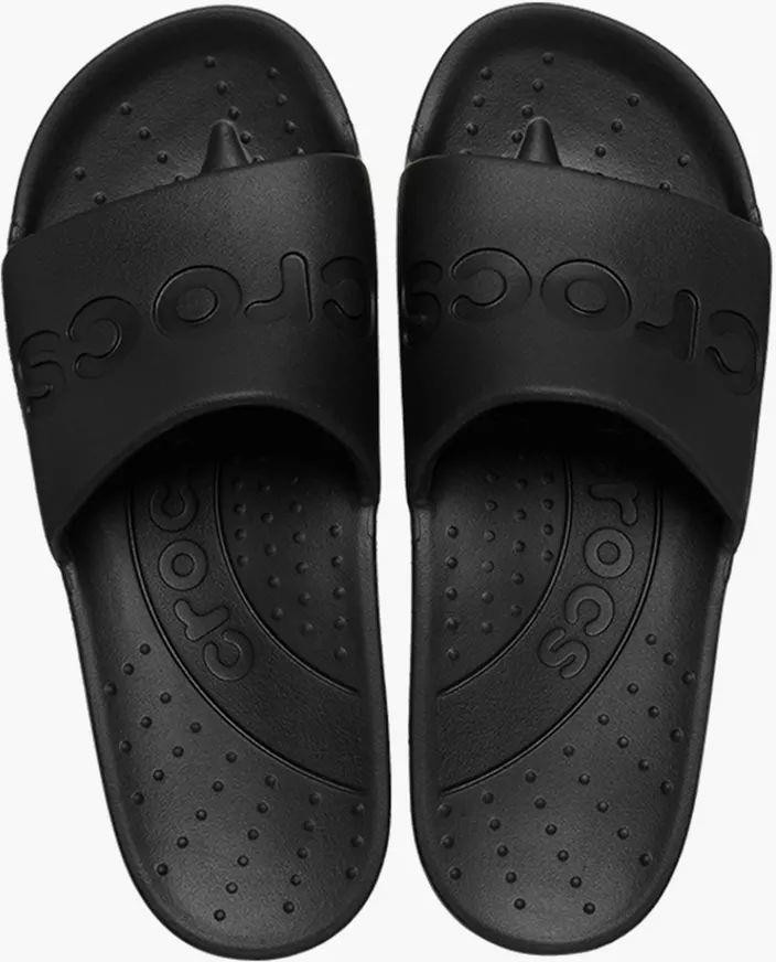 Crocs Classic Slide Terlik Siyah Renk Erkekler İçin Orijinal Croslite™ Konfor görsel 2