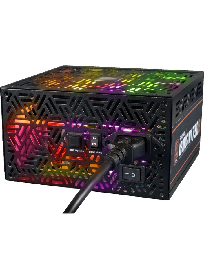 Resim Gamdıas Kratos M1-750B, 750W, 80+ Bronze, Aktif Pfc, Rgb, Gamıng, Atx, Power Supply (Psu) 