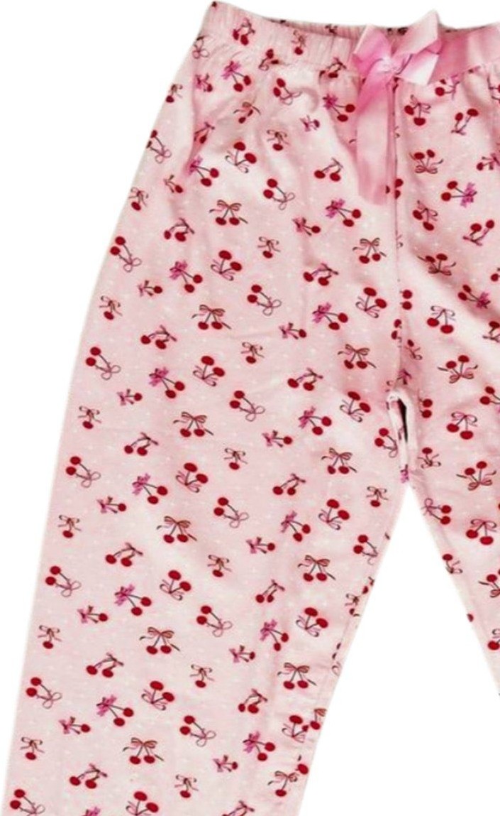 Kuzgun Ticaret Beli Lastikli Mevsimlik Viskon Penye Pantolon Pembe görsel 2