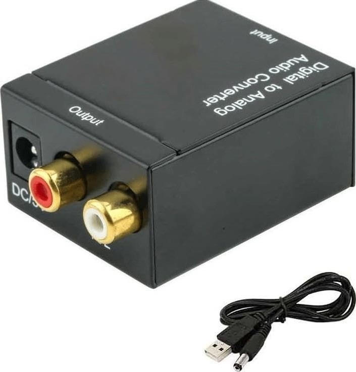 Aesco Lunatic 5545 Dijital To Analog Optik Tos Ses Çevirici Dönüştürücü Adaptör görsel 2