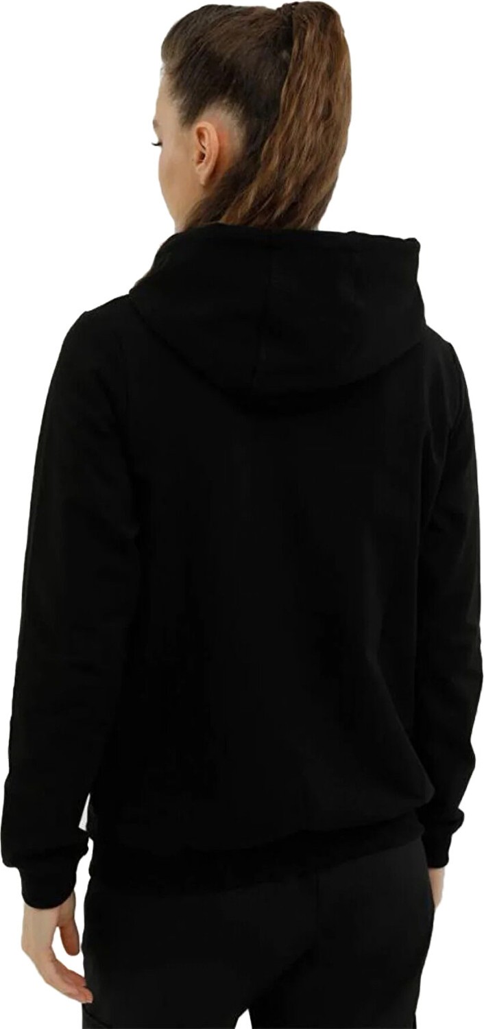 Lumberjack Siyah Lumberjack Kadın Eşofman Üstü Full Zip Kapüşonlu 2022 Yaz Sezonu Tekstil Ürün görsel 7