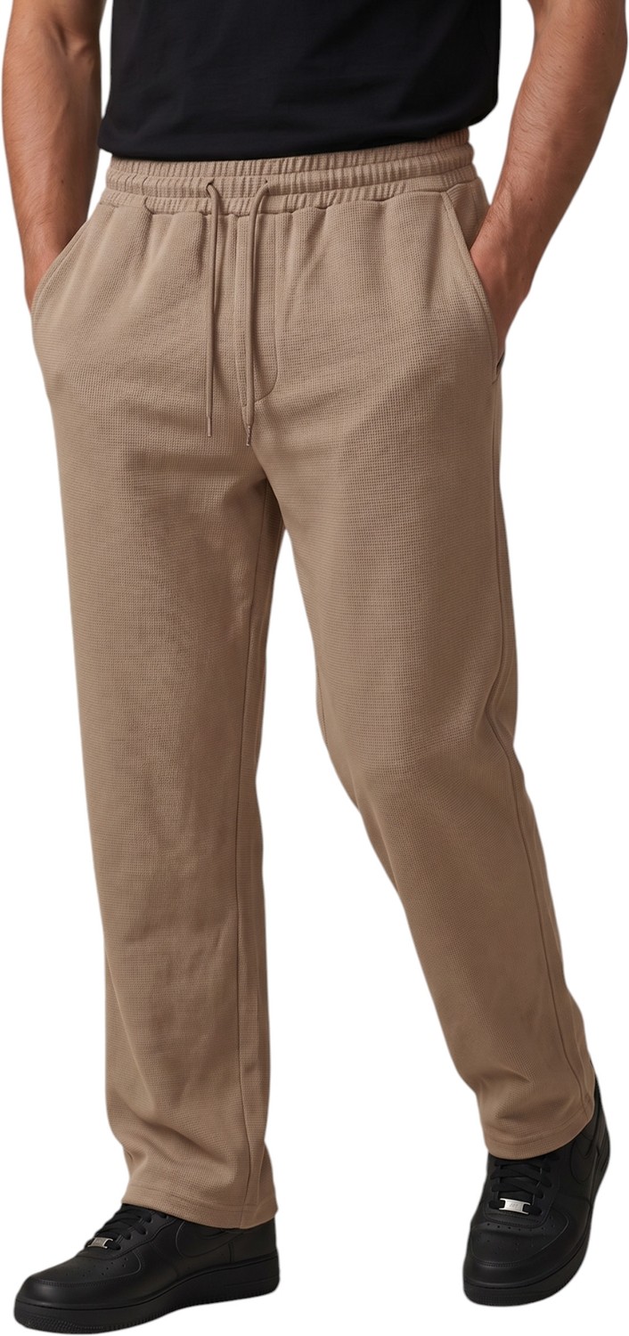 RizzUP Beyaz Baggy Style Likralı Lastikli Ipli Erkek Spor Pantolon 2600262