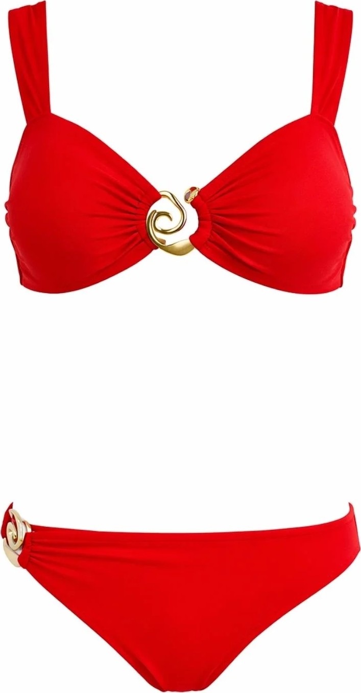 Sailor Moda Straplez Aksesuarlı Kadın Bikini Takım