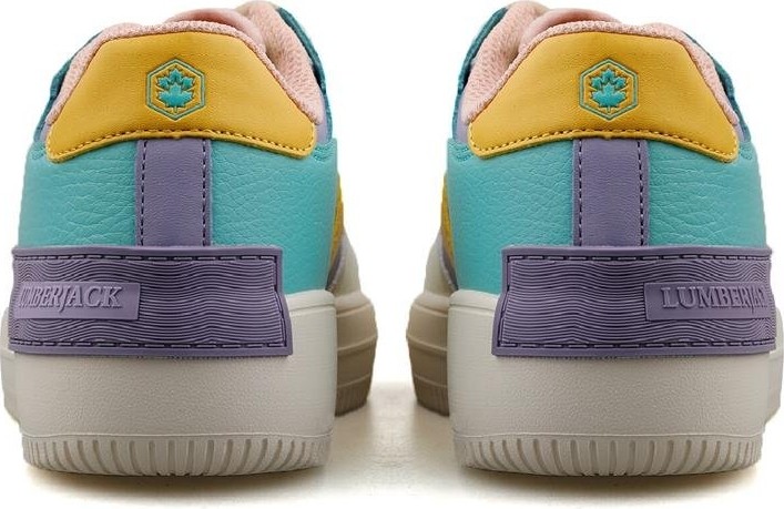 Lumberjack 3M Freya Kadın Sneaker Lila Deri Günlük Kullanım İçin Kaydırmaz Taban Özelliği görsel 4