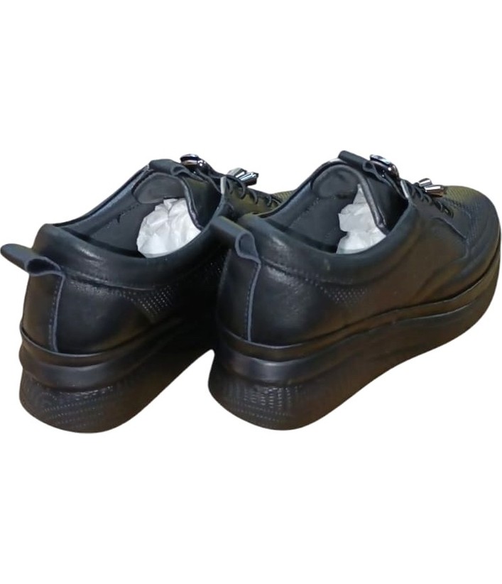 Modessa 121 Kadın Deri Casual Comfort Ayakkabı Taş görsel 2