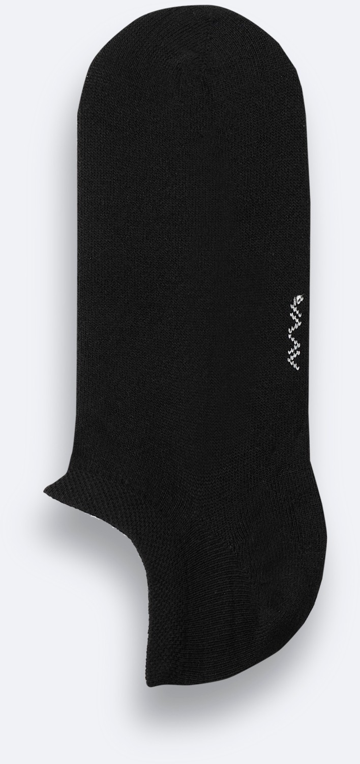 AVVA Erkek Siyah Bambu Sneaker Çorap B008553 görsel 7