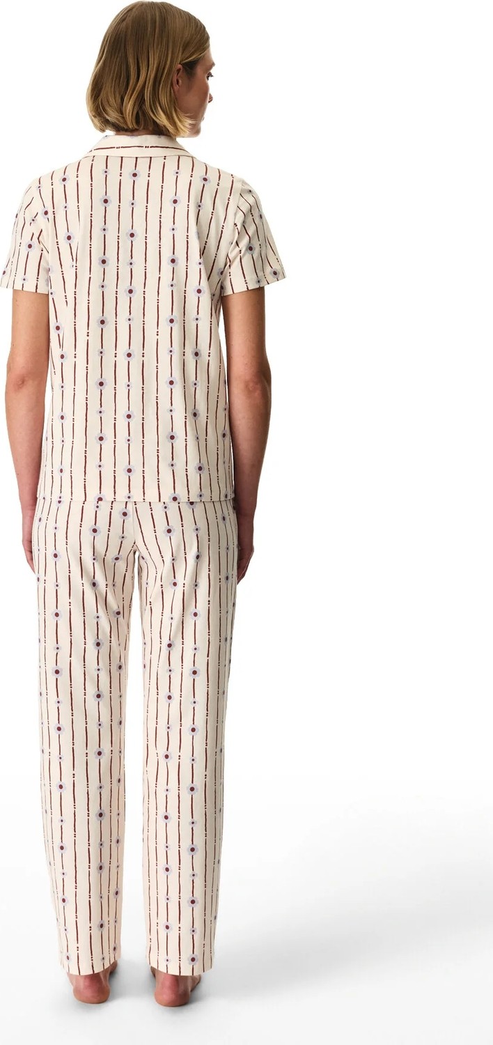 Penti Çiçekli Bliss Kısa Kollu Gömlek Pantolon Pijama Takımı görsel 4