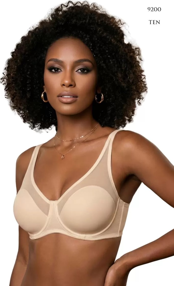 Melonika Tül Kaplı Soft C-Cup Sütyen Kadın 9200 görsel 4