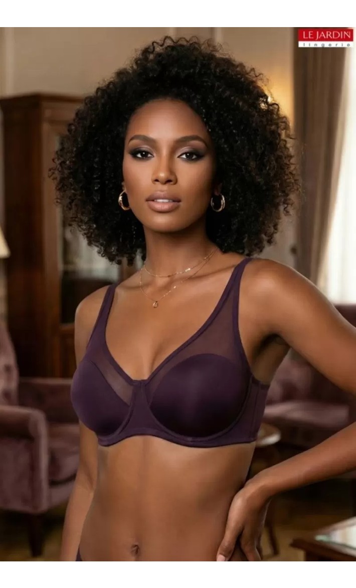 Melonika Tül Kaplı Soft C-Cup Sütyen Kadın 9200 görsel 4