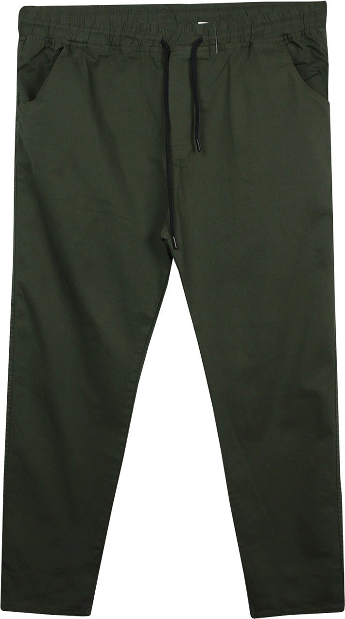 Maruf Shop Erkek Büyük Beden 100 KILO-180 Kilo Arası Için Uygun Bağcıklı Gabardin Pantolon Siyah