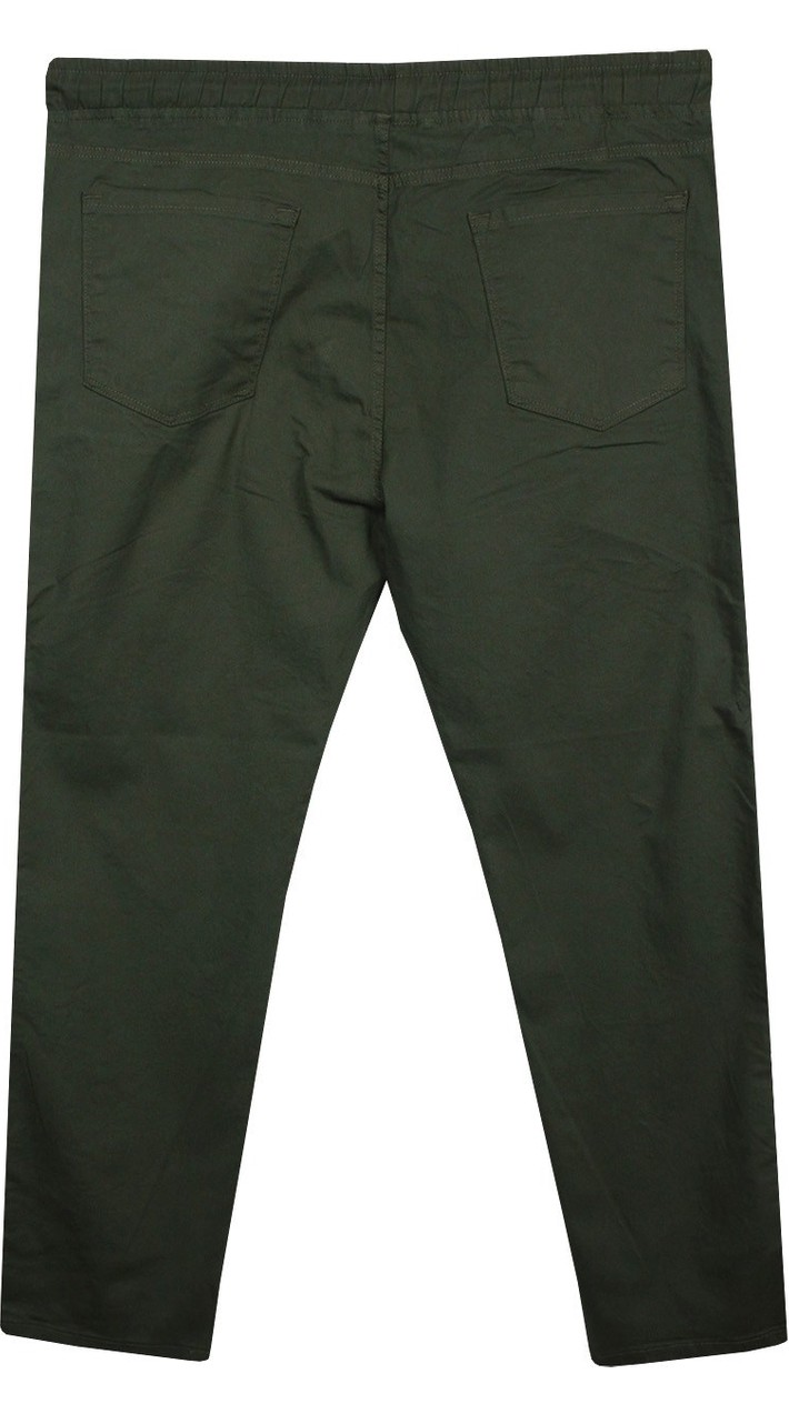 Maruf Shop Erkek Büyük Beden 100 KILO-180 Kilo Arası Için Uygun Bağcıklı Gabardin Pantolon Siyah görsel 6