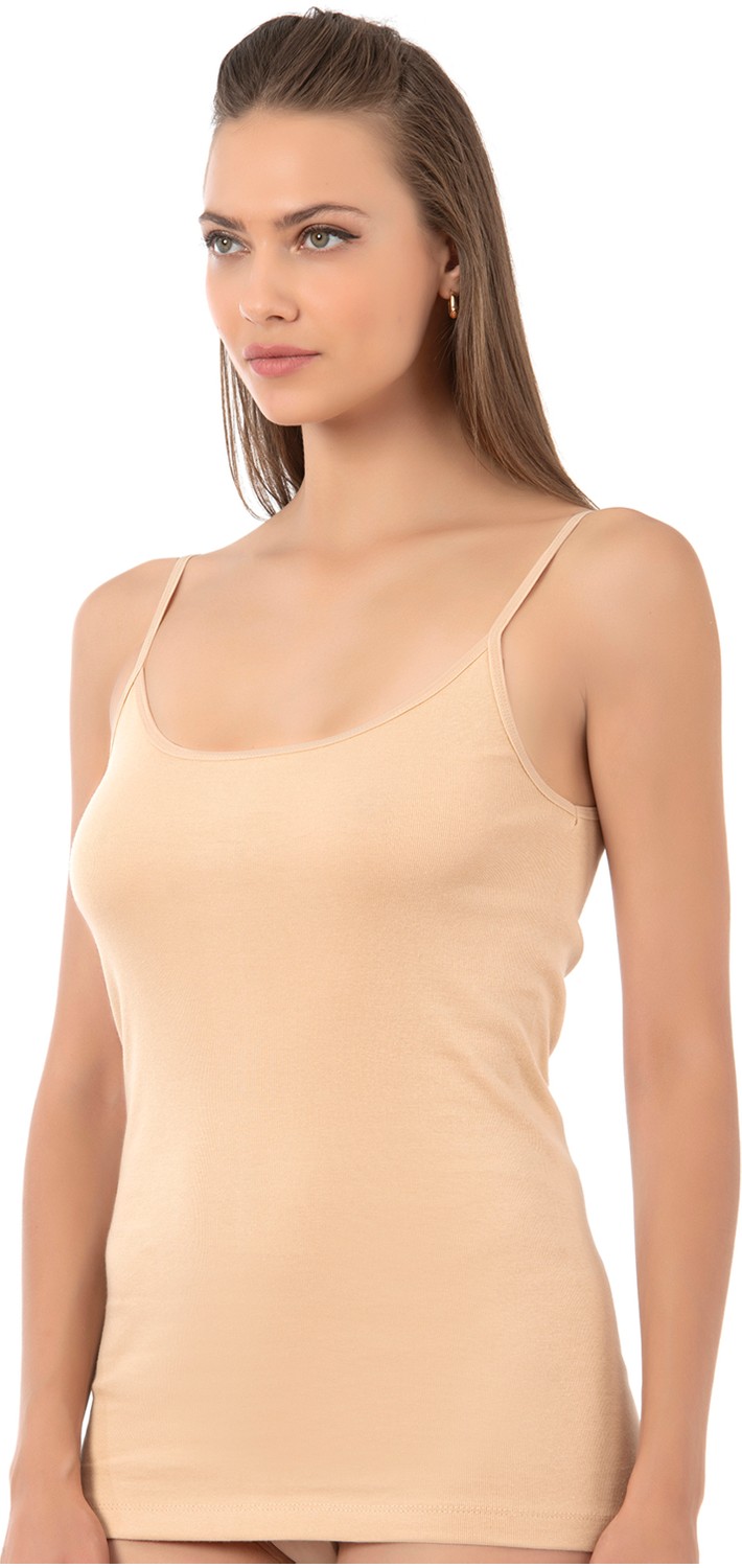 Özkan Underwear Özkan 0107 6'lı Paket Kadın %100 Pamuklu Ribana Esnek Rahat İp Askılı Örme Atlet görsel 4