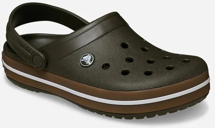 Crocs Crocband Gum Clog Siyah Erkek Terlik Hafif ve Su Dostu Tasarım 41-42 Numaralı görsel 2