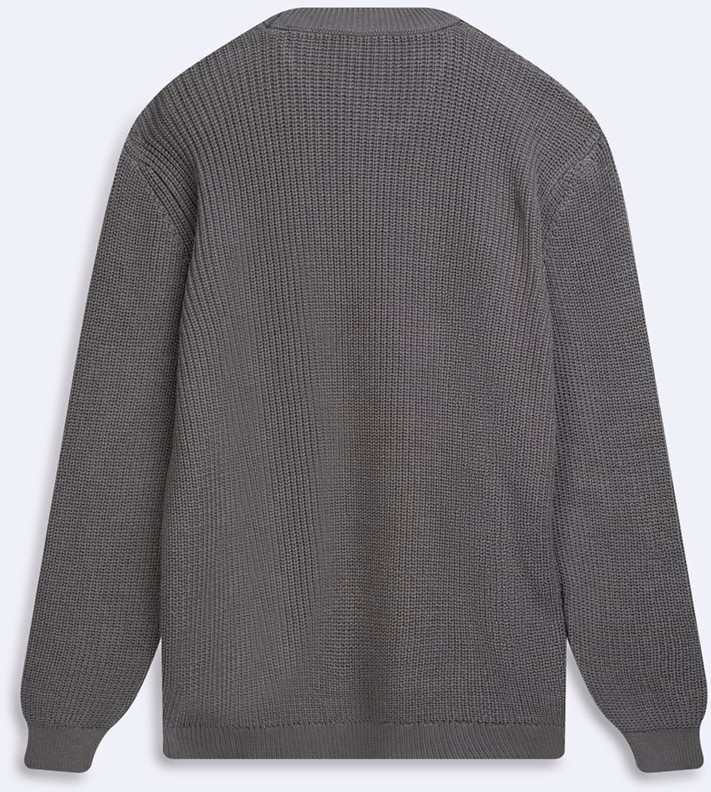 LTB Regular Fit Bisiklet Yaka Triko Gri Kazak görsel 4
