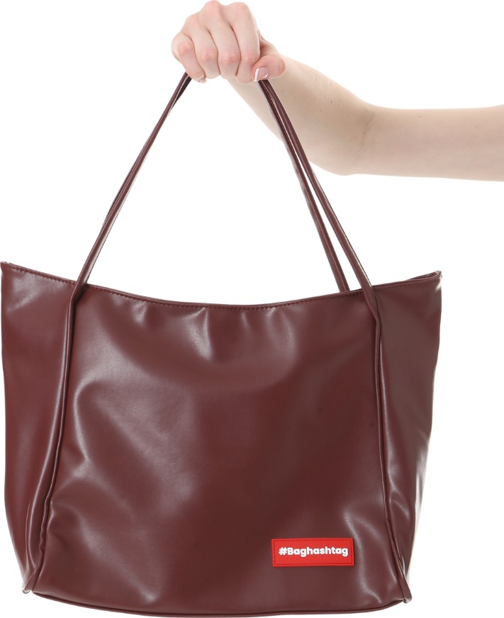 Baghashtag Bordo Soft Deri Fermuarlı Çanta görsel 3