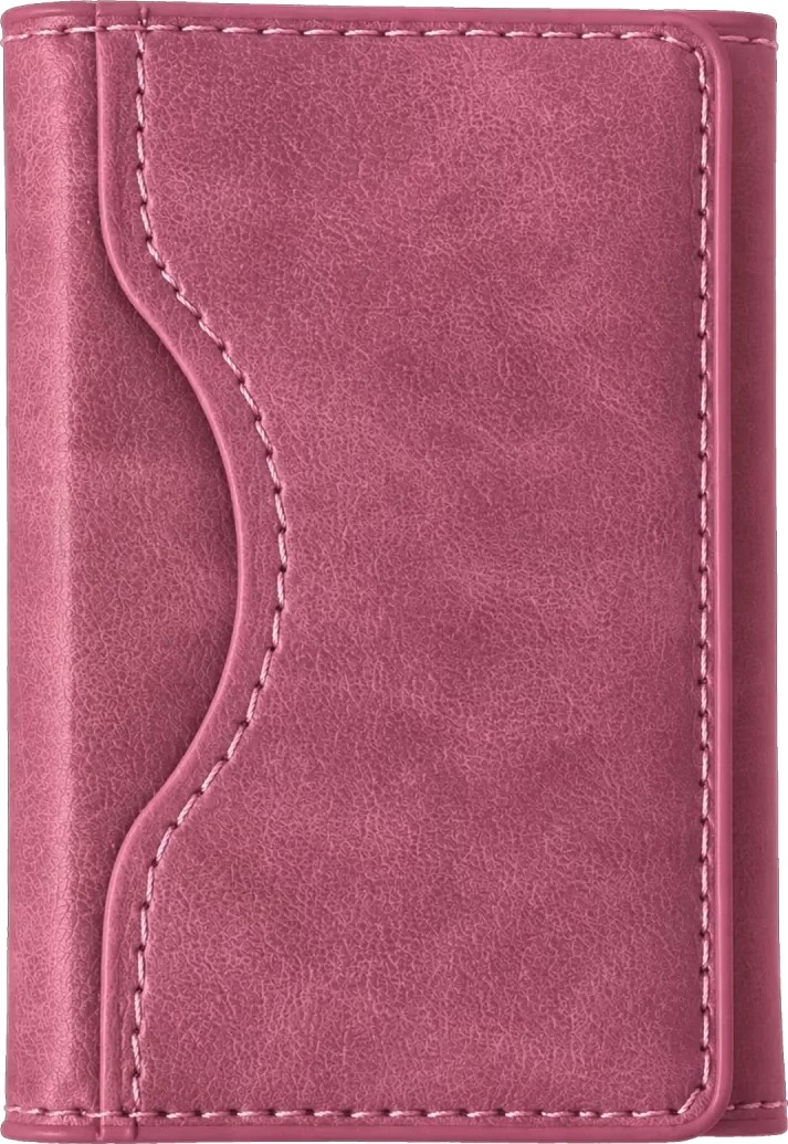 TeknoKapsül Tema Magsafe Deri Kartlık - Pembe