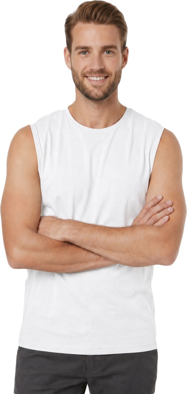 Özkan Underwear Özkan 12472 Erkek Premium Kumaş Pamuklu Modal Nefes Alabilir Rahat Bisiklet Yaka Sıfır Kol T-Shirt görsel 3