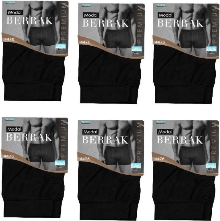 Berrak 4476 6'lı Paket Modal Kalın Kemer Erkek Boxer Abani Classic görsel 3