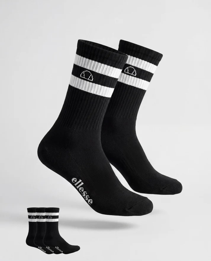 Ellesse Erkek 3lü Çorap 6SM9016-SIYAH