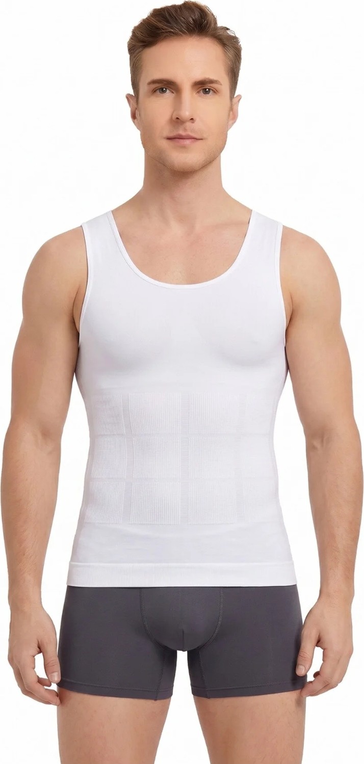 Formactive 4800 Bel Göbek Göğüs Sıkılaştırıcı Incelten Ekstra Etkili Dikişsiz Korse Atlet BEYAZ 2XL