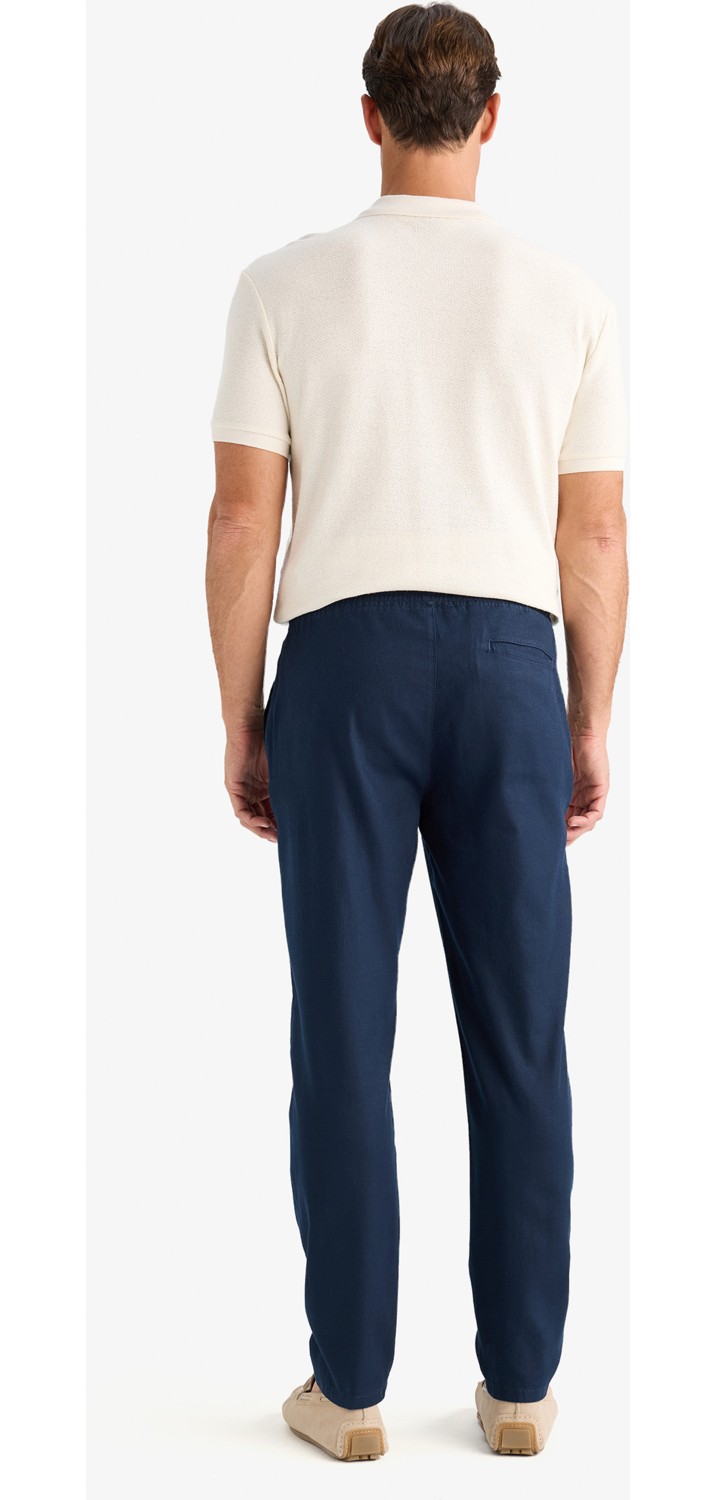 DeFacto Yumuşak Dokulu Jogger Pantolon B4091AX25SP görsel 7